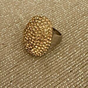 Elegant Gold-Tone Statement Ring